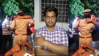 This Man Kisses Sub Inspector While Dancing At Hyderabad Nallakunta | @ SACH NEWS
