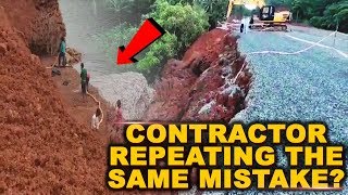 Mashem Bridge Approach Road: is Contractor Repeating The Same Mistake Again?