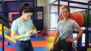 Sunny Leone In Her New Venture D'art Fusion Art And Play Centre