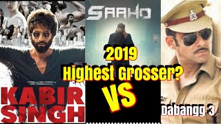 Will Saaho Or Dabangg 3 Able To Beat Kabir Singh Collection Record And Become Highest Grosser 2019?