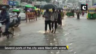 Heavy downpour leads to waterlogging in Gujarat’s Nadiad