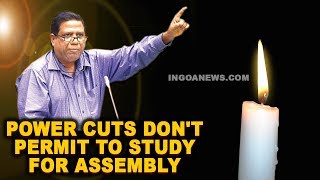 "Power cuts don't permit to study for assembly sessions" - Antonio Fernandes