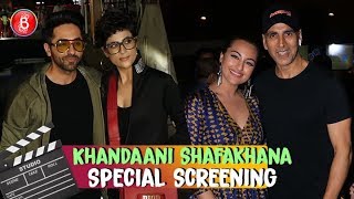 Akshay Kumar Ayushmann Khurrana and others watch Sonakshi's 'Khandaani Shafakhana'