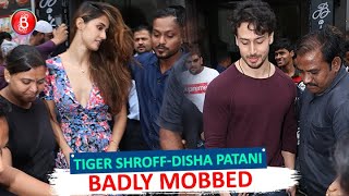 Tiger Shroff And Disha Patani Badly Mobbed By Their Fans