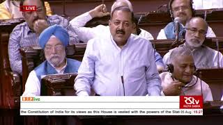 Dr. Jitendra Singhs speech on abrogation of Article 370 & reorganisation of UTs of J&K and Ladakh