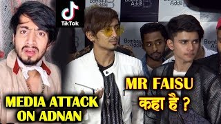Team 07 Star Mr Faisu Ignores Media | Media Attacks ADNAN | Tik Tok | #AdnanBirthdayParty