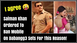 Salman Khan Banned Mobile Phones On Dabangg 3 Set For This Big Reason!