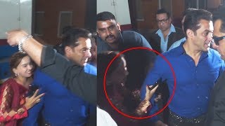 This Crazy Girl Fan Breaks Security And Pulls Salman Khan, What Happens Next