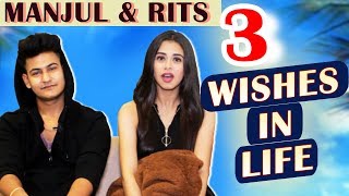 Tik Tok Star Manjul Khattar And Rits Badiani Revels Their 3 Wishes