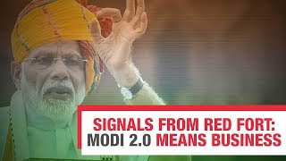 73rd Independence Day message from Red Fort: Modi 2.0 means business