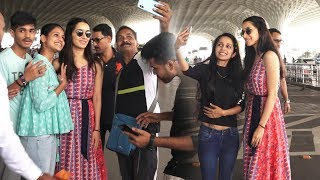 SAAHO Actress Shraddha Kapoor's Sweet Gesture Towards Fans | Leaving For Hyderabad