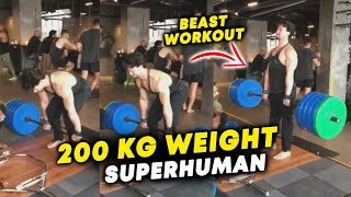 Super-Human Tiger Shroff Lifts 200 Kilos Of Weight - Watch His Beast Workout