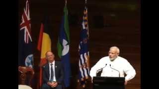 PM Narendra Modi speech in Brisbane Public Reception | PMO