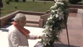 PM in Uzbekistan: Pays tribute at National monument of Humanism | PMO