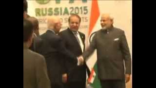 PM Narendra Modi meets Pak PM Nawaz Sharif in Ufa | PMO