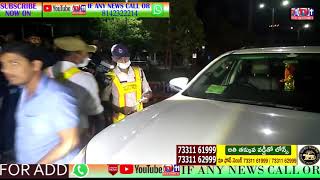 DRUNK AND DRIVE TESTS CONDUCTED BY TRAFFIC POLICE AT JUBILEE HILLS , GACHIBOWLI HYDERABAD TS