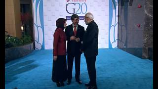 PM arrives at Reception & Working dinner hosted by Turkey PM  Ahmet Davutoglu at G20 Summit 2015