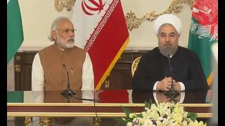 PM Modi in Iran : Ceremonial signing of Trilateral agreement | PMO
