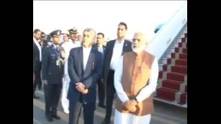 PM Modi being seen off on his departure for New Delhi from Tehran, | PMO