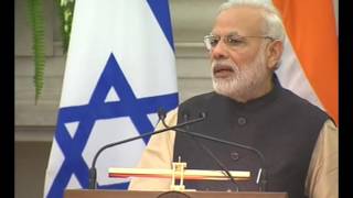 PM Narendra Modi's Speech at Joint Press Statement with the President of Israel, Mr. Reuven Rivlin