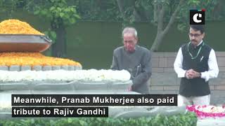 Congress leaders pay tribute to former PM Rajiv Gandhi on his birth anniversary