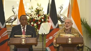 PM's Speech at Exchange of Agreements & Press Statement with Mr. Uhuru Kenyatta President of Kenya