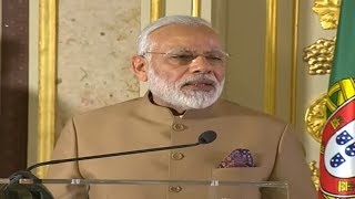 PM Modi's Speech at Joint Press Statements with PM of Portugal António Costa in Portugal | PMO