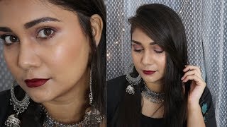 Dewy Glowy Rakhi / Raksha bandhan Makeup Look for beginners using Affordable Makeup Under Rs. 400