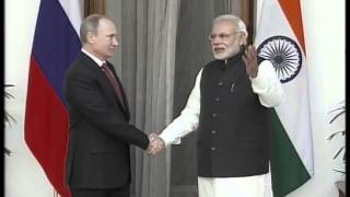 Narendra Modi meets Vladimir Putin at Hyderabad House | PMO