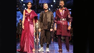Hardik Pandya And Lisa Haydon Walks The Ramp For Amit Aggarwal | Lakme Fashion Week 2019