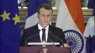 PM Modi's address at the Joint Press Statement with French President Emmanuel Macron | PMO