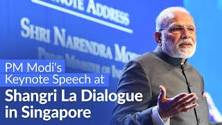 PM Modi's Keynote Speech at Shangri La Dialogue in Singapore | PMO