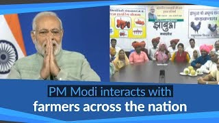 PM Modi interacts with farmers across the nation, via NM App | PMO