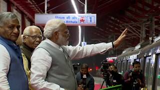 PM Modi inaugurates Delhi-Ghaziabad-Meerut Regional Rapid Rail Transit in Ghaziabad, UP | PMO