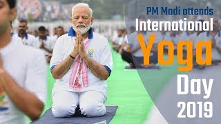 PM Modi attends International Yoga Day 2019  in Ranchi, Jharkhand