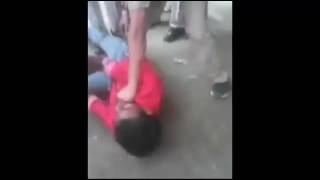 UP Police Beaten Youngmen