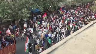 Akhilesh yadav and rahul gandhi Rally in Agra