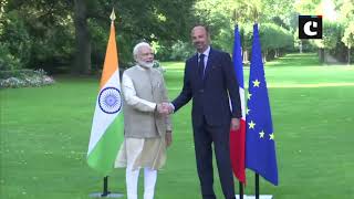 PM Modi meets his French counterpart Edouard Charles Philippe in Paris
