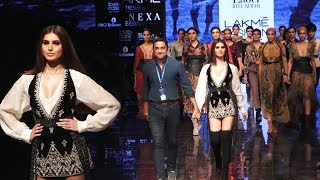 Tara Sutaria Walks For Label Ritu Kumar At Lakme Fashion Week 2019