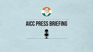 AICC Press Briefing By Manish Tewari at Congress HQ