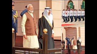 PM Modi extended ceremonial welcome in Bahrain