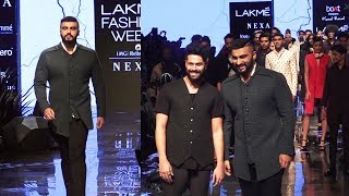Arjun Kapoor Walks As Showstopper For Kunal Rawal | Lakme Fashion Week 2019