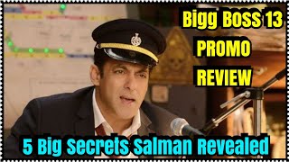 Salman Khan's Bigg Boss 13 First Promo REVIEW, Bhaijaan Reveals 5 Big Secrets