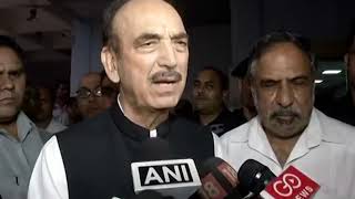 Ghulam Nabi Azad addresses media on J&K