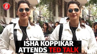 Isha Koppikar Attends Ted Talk At Mumbai's KC College