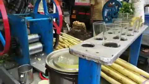 Sugarcane juice as a part of summer days