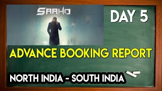 Saaho Advance Booking Update Till DAY 5 South India Vs North India Report