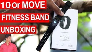 10or Move Fitness band unboxing telugu