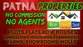 PATNA    PROPERTIES   Sell Buy Rent    Flats  Plots  Bungalows  Row Houses  Shops 1280x720 3 78Mbps
