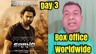 Saaho Movie Worldwide Collection Day 3